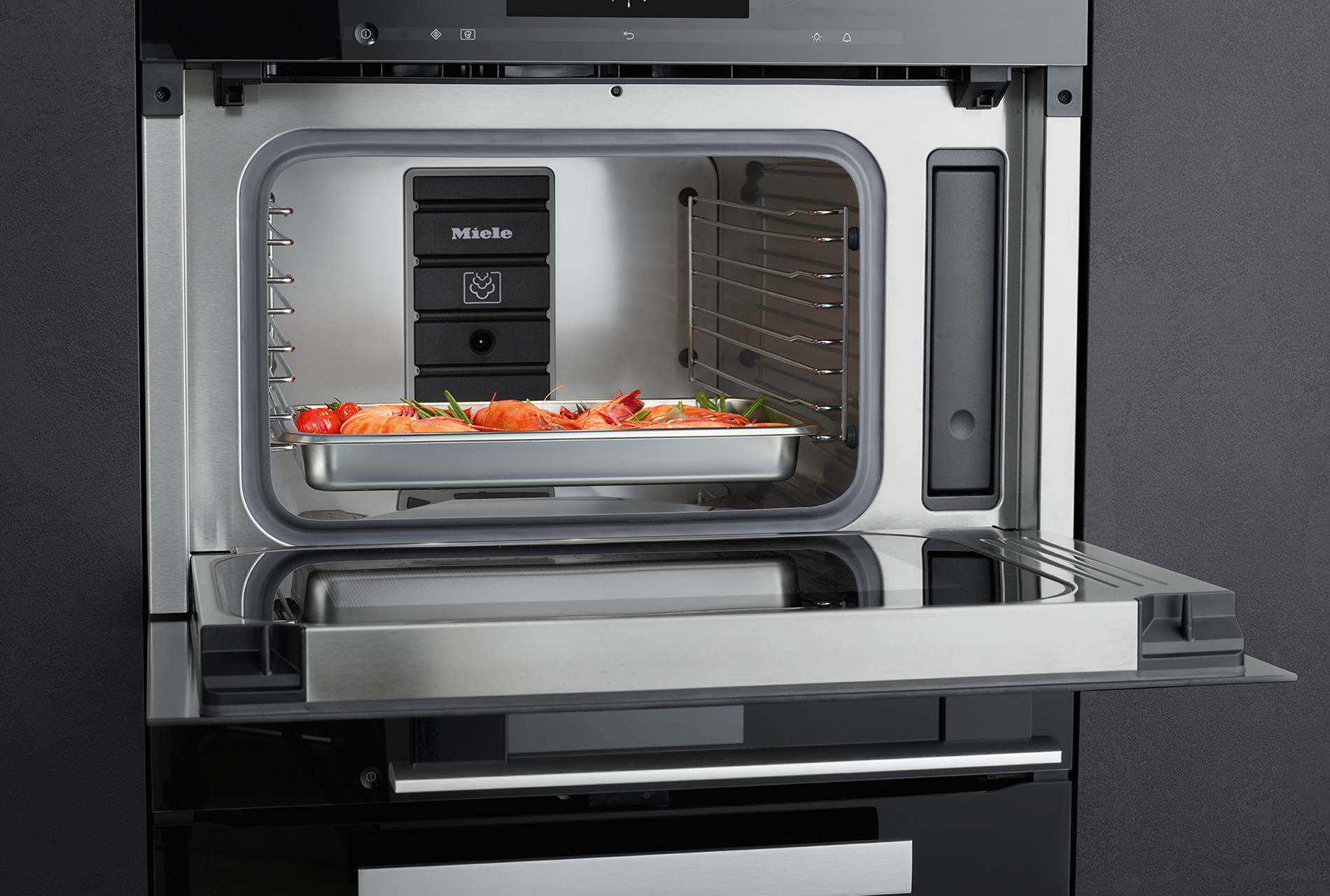 Miele built deals in microwave oven